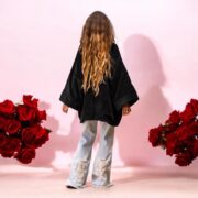 Raven Black Velvet Kimono Jacket: Plus Size Boho Duster Coat - Mei - Image 7