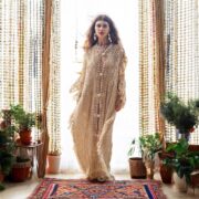 Plus Size Crochet Kimono Duster: Boho Fringe Cotton Cover-Up - Darlington - Image 6