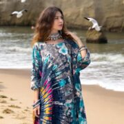 Plus Size Tie Dye Maxi Dress: Boho Cotton Caftan - Euphoria - Image 8