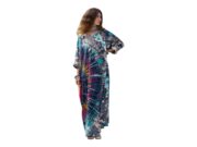Plus Size Tie Dye Maxi Dress: Boho Cotton Caftan - Euphoria - Image 9