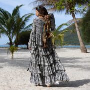 Monsoon Paisley Duster | Inclusive Boho Ruffle Robe – Bali by ZinniaPearl - Image 9
