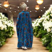 Indigo Oasis Velvet Kimono Duster: Plus Size Boho Coat - Harper Jade - Image 7