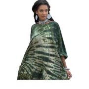 Plus Size Tie-Dye Kaftan Dress: Boho Cotton Beach Cover-Up - Sylvie - Image 10