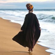 Silky Velvet Kimono Duster – Garnet Cocoa Boho Robe | Mai by ZinniaPearl - Image 7