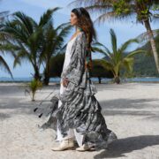 Monsoon Paisley Duster | Inclusive Boho Ruffle Robe – Bali by ZinniaPearl - Image 8