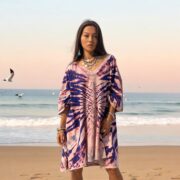 Plus Size Tie Dye Tunic Dress: Handmade Boho Festival Top - Ninive - Image 8