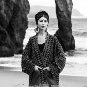 Plus Size Handwoven Gheri Cotton Kimono: Boho Duster Jacket - Ivara - Image 10