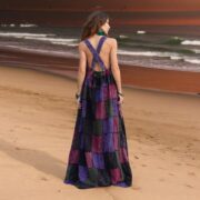 Plus Size Boho Maxi Dress: Handmade Patchwork Cotton Sundress - Binsa - Image 8