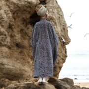 Plus Size Leopard Velvet Kimono Duster: Boho Wedding Jacket - Harper Jade - Image 3