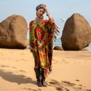 Plus Size Tie-Dye Fringe Tunic: Boho Festival Cotton Kaftan - Arlo - Image 7