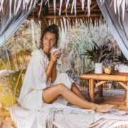 Boho Cotton Ruffle Kimono Duster Robe – Plus Size Festival & Resort Cover-Up | Avalon - Image 8