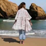Embroidered Cotton Boho Tunic Dress: Plus Size Babydoll Kaftan - Bellina - Image 7