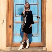 Galaxy Tie Dye Tunic Dress: Handmade Cotton Boho Mini - Image 5