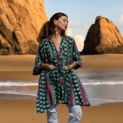 Bellina Cotton Boho Tunic with Pockets – Peacock Rose | ZinniaPearl - Image 10