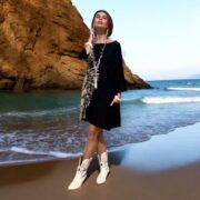 Galaxy Tie Dye Tunic Dress: Handmade Cotton Boho Mini - Image 10