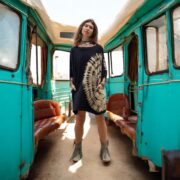 Galaxy Tie Dye Tunic Top: Oversized Cotton Boho Mini Dress - Image 5