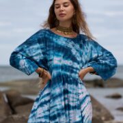 Plus Size Tie-Dye Jumpsuit – Handmade Boho Cotton Romper | Sadie by ZinniaPearl - Image 10