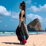 Tie Dye Harem Pants: Boho Festival Cotton Trousers - Plus Size - Vibra - Image 9