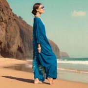 Plus Size Tie-Dye Cotton Harem Jumpsuit: Tideflower Boho Romper - Sadie - Image 9