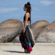 Tie Dye Harem Pants: Boho Festival Cotton Trousers - Plus Size - Vibra - Image 2