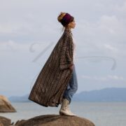 Boho Kimono Duster Robe: Mystic Dune Rayon Plus Size Cover-Up - Alura - Image 9