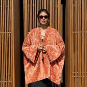 Tiger Lily Velvet Kimono Jacket: Plus Size Boho Floral Coat- Mei - Image 6