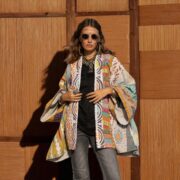 Cordelia Short Kimono Jacket – Embergrove Patchwork Embroidered Boho Festival Coat - Image 6
