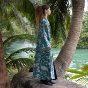 Bluebird Magnolia “MAI” Velvet Kimono Duster – Plus Size Boho Jacket - Image 2