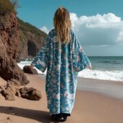 Bluebird Magnolia “MAI” Velvet Kimono Duster – Plus Size Boho Jacket - Image 9