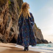 MAI Mystic Grove Velvet Kimono Duster | Boho Floral Long Jacket & Festival - Image 8
