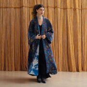MAI Mystic Grove Velvet Kimono Duster | Boho Floral Long Jacket & Festival - Image 5