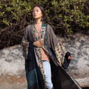 Upcycled Vintage Silk Kimono, Desert Moon Patchwork Duster Robe – Mai by ZinniaPearl - Image 4