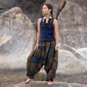 Boho Patchwork Harem Pants – Handmade Cotton Trousers | Spiritu in Cedar Drift