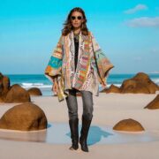 Cordelia Short Kimono Jacket – Embergrove Patchwork Embroidered Boho Festival Coat - Image 7