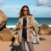 Cordelia Short Kimono Jacket – Embergrove Patchwork Embroidered Boho Festival Coat - Image 10