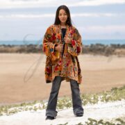 Golden Ember Kimono – A Velvet Duster of Boho Flowers for Every Body | Mei by ZinniaPearl