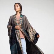 Upcycled Vintage Silk Kimono, Desert Moon Patchwork Duster Robe – Mai by ZinniaPearl - Image 6