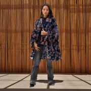 Midnight Garden Velvet Kimono Duster – Boho Floral Jacket for All Sizes | Mei by ZinniaPearl - Image 5