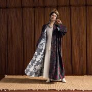 Mai Velvet Kimono Duster | Handmade Rosewood Boho Coat by ZinniaPearl - Image 5