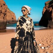 Starlit Gaze Tie-Dye Jumpsuit – Plus Size Cotton Harem Romper | Sadie by ZinniaPearl - Image 10