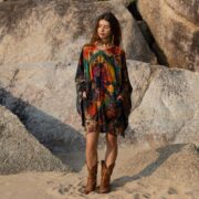 Plus Size Tie-Dye Kimono Dress with Pockets – Sundragon Festival Tunic | Kumo
